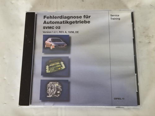 Opel Fehlerdiagnose für Automatikgetriebe SVMC 02 Service Training CD