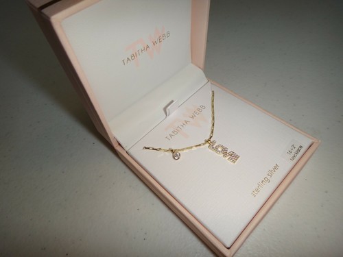 TABITHA WEBB Gold Tone 925 Sterling 
