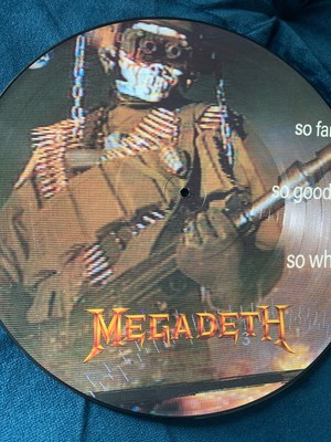 Megadeth So far..so good...so what! Pictur LP guter Zustand