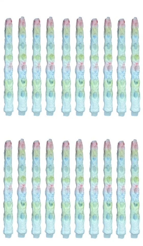 Hillfield® 20 Tropfkerzen Bunt , Stabkerzen Dekokerzen Spitzkerzen Kerzen