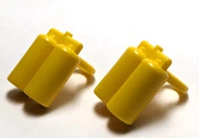 Lego - Minifigure Utensil - Lot of 2 - Yellow Scuba Diving Tank