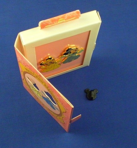 Minnie Dressed as Belle and Cinderella in Gowns 2 Princess Pins in Box # 9083 - Picture 4 of 7