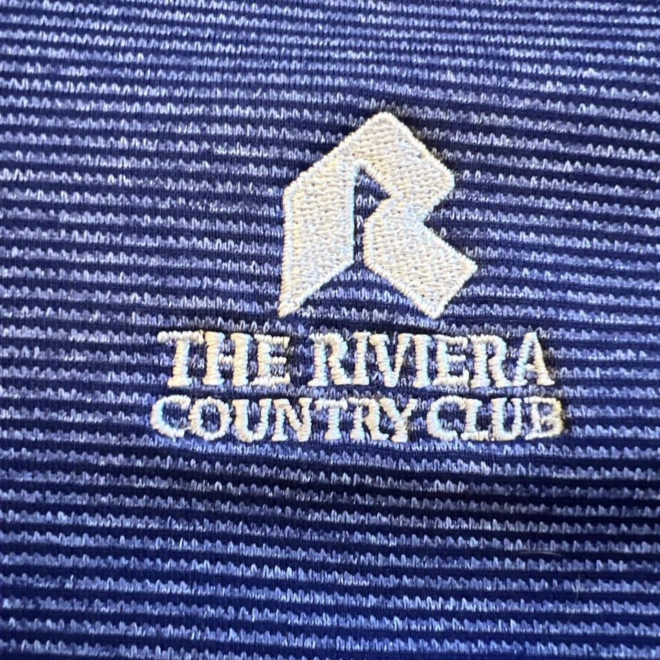 阿迪达斯 ClimaCool Riviera Country Club 高尔夫 Polo 大号 Genesis 开放日产 复古 — 第 3/4 张图片