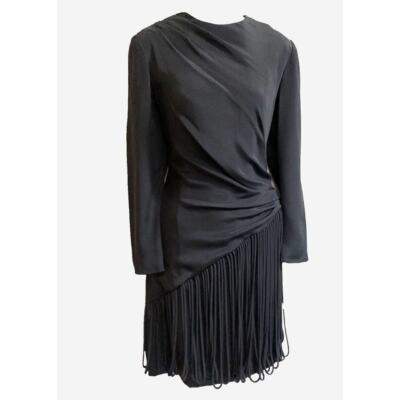 anne marie black dress Anne-Marie: Feather Dress, Black Sandals