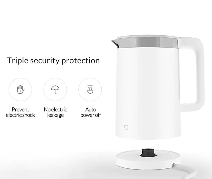 Xiaomi Electric Water Kettle 1.5L Smart Thermostatic Stainless Steel APP Control