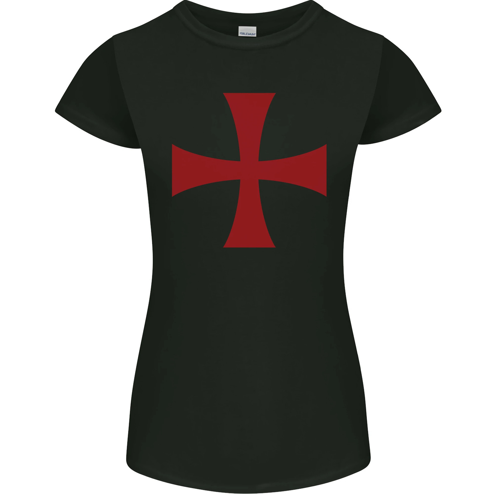 Caballero Templario Cruzado Disfraz Mujer Pequeña Cortar Camiseta