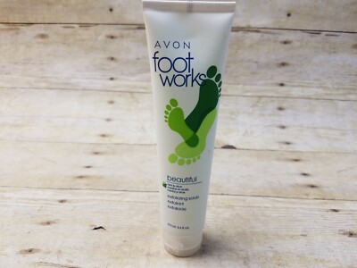 Gommage Exfoliant Pieds Avon Foot Works Menthe & Aloès - 75 Ml, Neuf, Fabrication Pologne