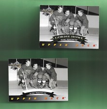 ONLY 1 ON! RARE ERROR SET! GORDIE HOWE DETROIT SID ABEL/LINDSAY Production Line