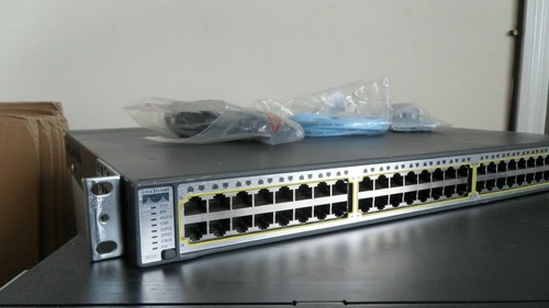 CISCO WS-C3750G-48PS-S 48-Port Gigabit POE Switch 3750G-48PS-S ios-15.0 - Afbeelding 10 van 10