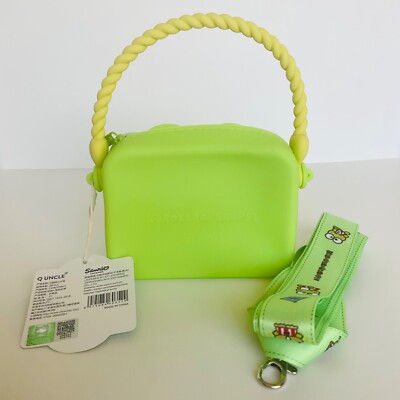 Q UNCLE x SANRIO Keroppi Silicone Mini Shoulder Strap Bag Rare