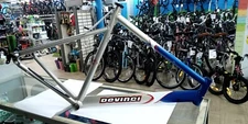 2005 Devinci Enigma 4500 Road Bike Frame Size 52cm Silver/Blue/Red With Fork