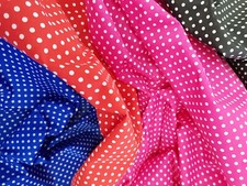 Mini Spots Polka Dot Fabric 44" Wide - 4 Vibrant Colours See our store for more!