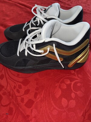 Size 11.5- PUMA TRC Blaze Court Black Metallic Gold