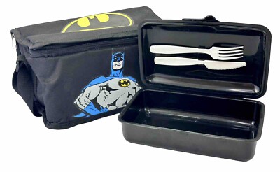 Excelsa Dc Comics Tasche Thermal Batman Schwarz Super Heroes + Lunch Box