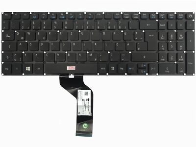 DE - Tastatur mit weißer Beleuchtung für Acer Aspire E5-774G-363E, E5-774G-553R