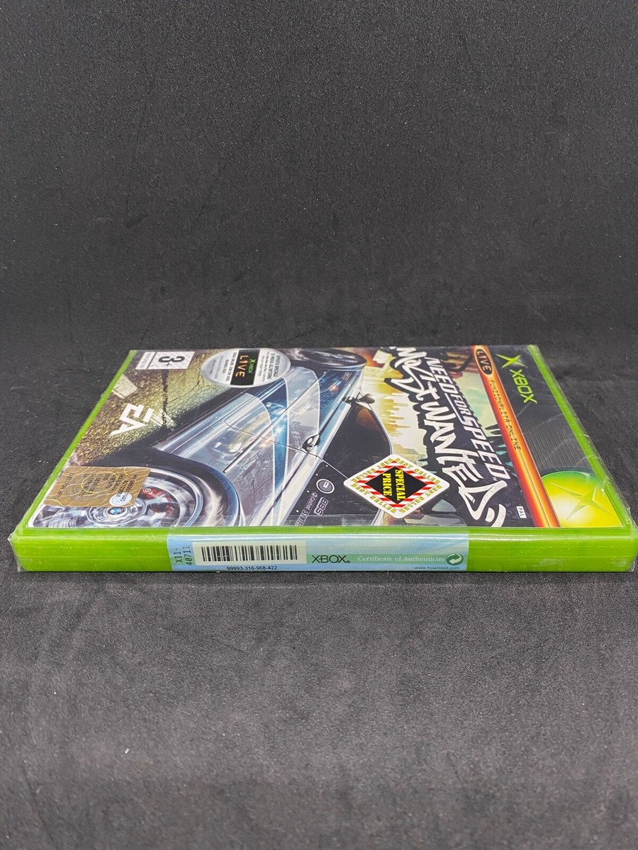 Need For Speed Most Wanted Pour Xbox - Édition Italienne PAL - Neuf Sous Blister - Attention, Non Compatible Xbox 360