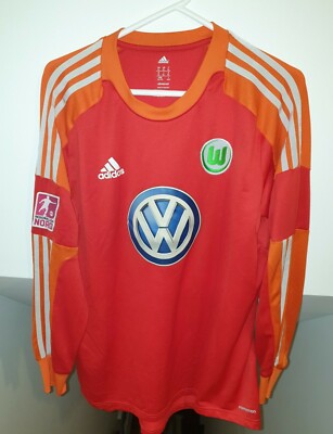 WOLFSBURG goalkeeper Football Match Worn Shirt Trikot Regional Liga Formotion XL