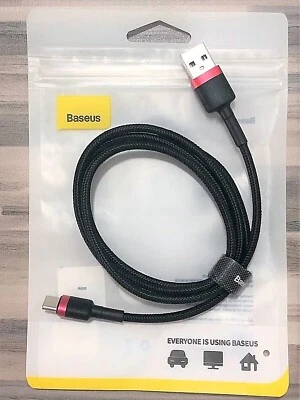 BASEUS Câble USB-A vers USB-C 3.0 Samsung Huawei LG 1m | Rapide et Durable