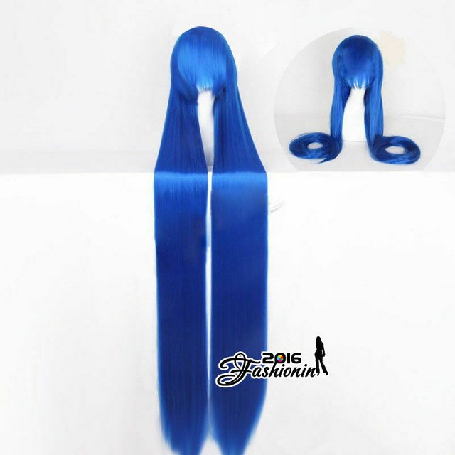The Marge Simpson Anime Cosplay Curly Blue Beehive Hairstyle Wig