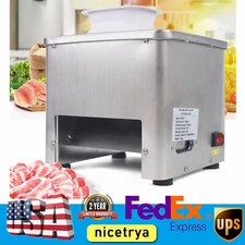 Meat Cutting Machine Commercial Electric Meat Cutter 5 mm Blade Space 550W NEW