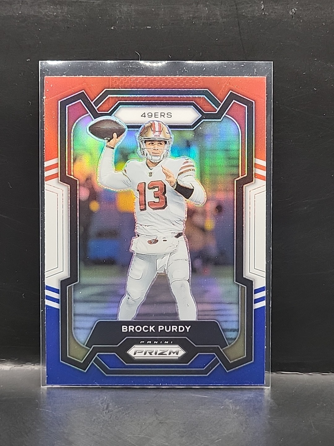 2023 Panini Prizm - Brock Purdy #266 Red White & Blue Prizm 49ers