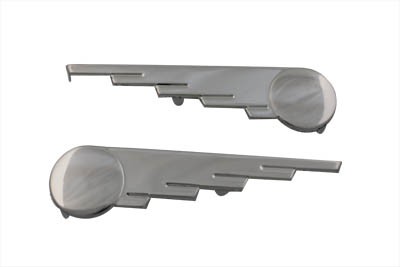 Polished Stainless Steel Speed Ball Wing fits Harley Davidson