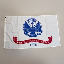 Eder Flag US Army 3x5 ft Made in USA FMAA Polyester Stamped Header 1775 MINT