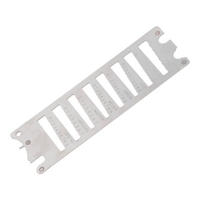Portable Key Gauge Spring Steel Key Decoder Accuracy Key Gauge Tool Accessory