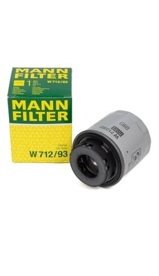 MANN W712/93 Ölfilter für VW GOLF 5 6 PASSAT B6 AUDI A3 8P SEAT SKODA 1.2/1.4TSI