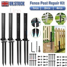 Heavy Duty Fence Post Repair Kit Stake Anchor Ground Spike For Repair Fence Post