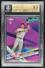 2017 Topps Chrome Aaron Judge RC Pink Refractor Rookie #169 Yankees BGS 9.5