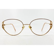 Charmant 7607 Titanium Oval Eyeglass Frames Japan Made Women 135mm