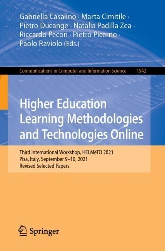 Higher Education Learning Methodologies and Technologies Onli... - 9783030960599