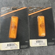 Pair 2 Signal-stat 1900ad Vintage Amber Rectangular Clearance Marker Lights Nos Pair 2 Signal-stat 1900ad Vintage Amber Rectangular Clearance Marker Lights Nos