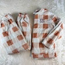 Joyspun Pajama Set Super Soft "Stay Cozy" Fleece 2 Piece Women's Small 4-6