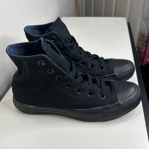 Converse Black Chuck Taylor All Stars High Top Sneaker 6.5 - Picture 5 of 14