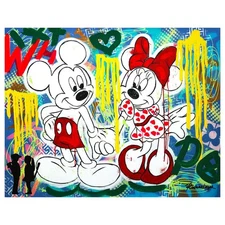 Nastya Rovenskaya- Mixed Media "Love in Red"