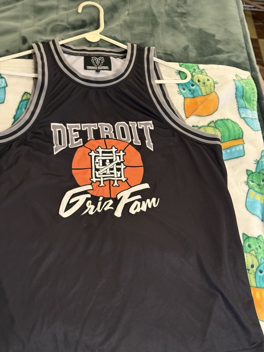 GRiZ Wobble Factory brand DETROIT GRiZ FAM Basketball Jersey View 2