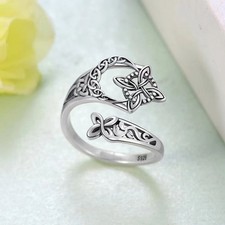 Witch’s Return-Knot Protection Ring, Witches Knot Adjustable Ring