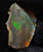 Piedra preciosa natural de 46 quilates en bruto, piedra cruda de ópalo de fuego arco iris, para uso joyería