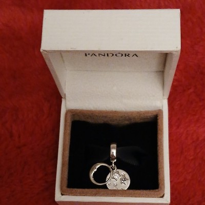(1436) Pandora Silber Ale S925 D. D Dangle ''You Are My Universe'' Celestial Charm