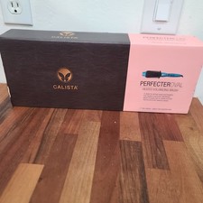 Calista Oval Perfecter Heated Round Brush with Bag - Blue - Open Box