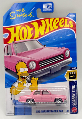 2026 Hot Wheels The Simpsons Family car (case F) pink #108