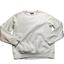 GENE Jumper Men's Large Powder Blue Logo Crew Neck Casual Style