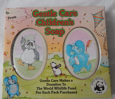 Vintage Soap 2 bars wild life fund. in box ( 14 x 16 cm )  unused