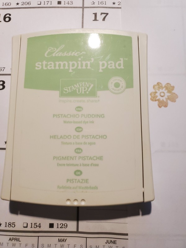 Stampin' Up Ink Pad - Pistachio Pudding