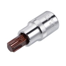 1/2-Inch Drive T55 Torx Bit Socket S2 Steel 55mm Length