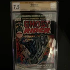 Ghost Rider #1 CGC 7.5 White Pages.  High Grade - Autograph