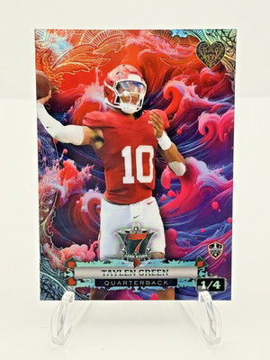 2024 Wild Card Taylen Green 7 Card Stud Combo 1/4 #CH7CW-TG Arkansas Razorbacks