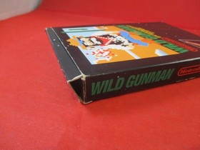 Wild Gunman (Nintendo NES) COMPLETE w/ Box manual game WORKS!